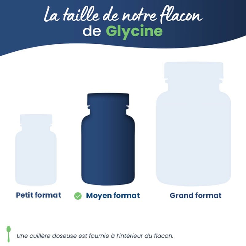 Taille de notre flacon de Glycine