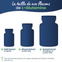 l-glutamine naturelle taille de notre flacon