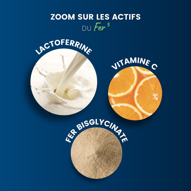 Complexe Fer3 : Fer et Vitamine C actifs