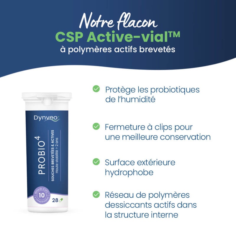 Taille du flacon de notre complexe Probiotiques