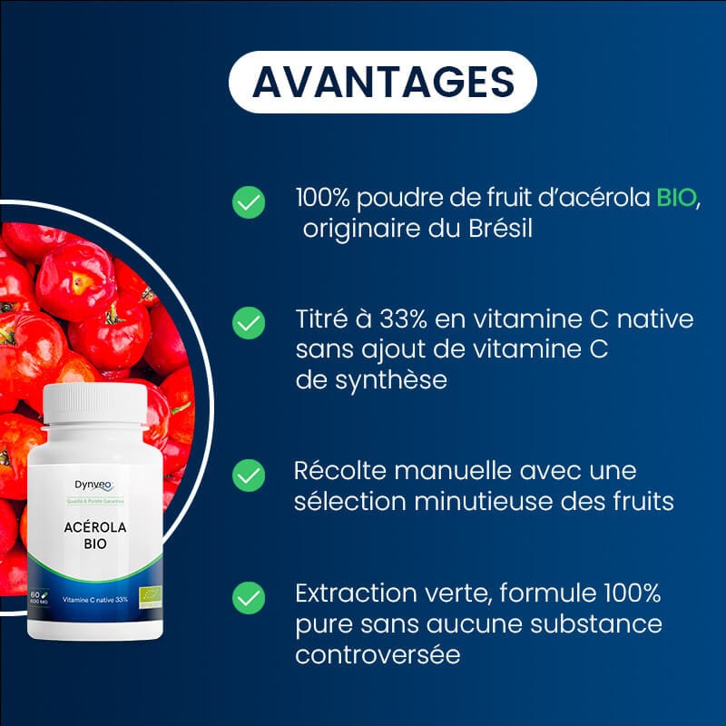 Avantages acérola bio