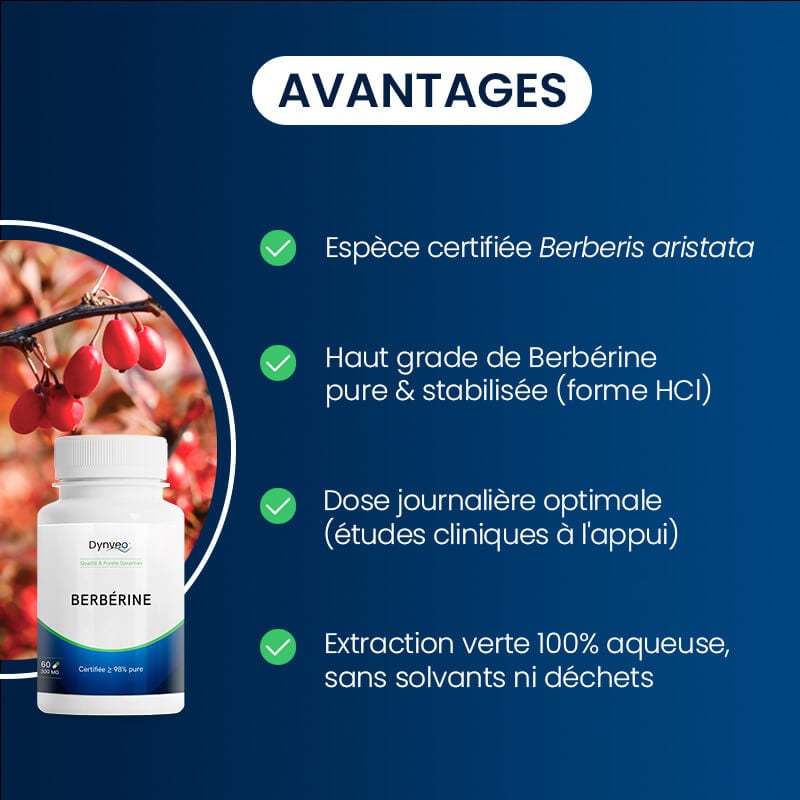 avantages berbérine pure