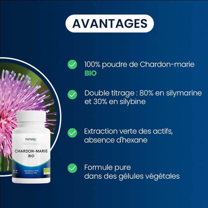 Avantages du Chardon-Marie BIO