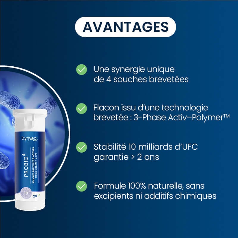 Avantages de notre complexe Probiotiques