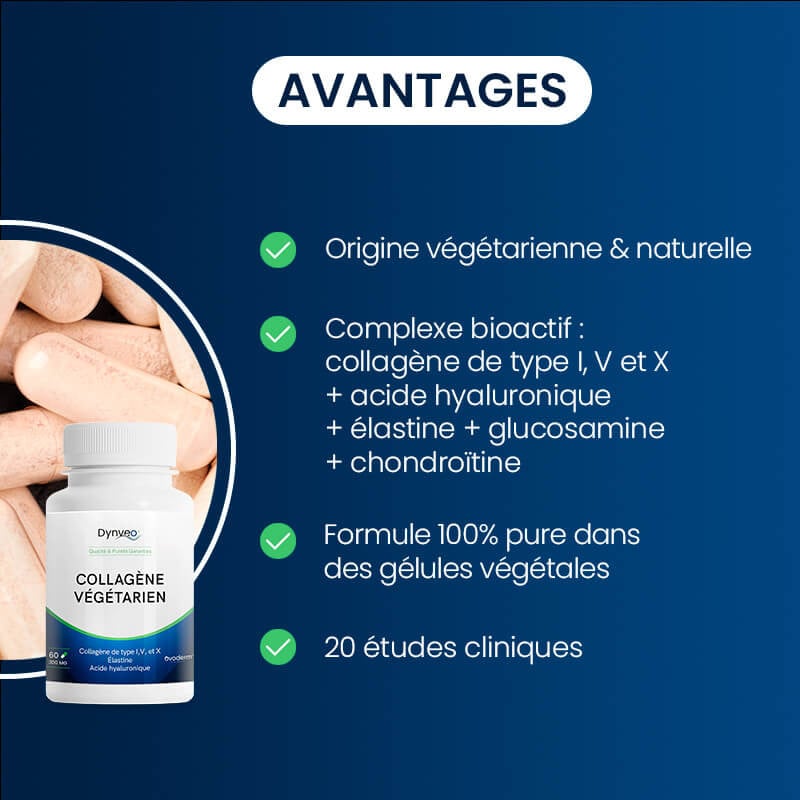 avantages du Collagène naturel végétarien Ovoderm
