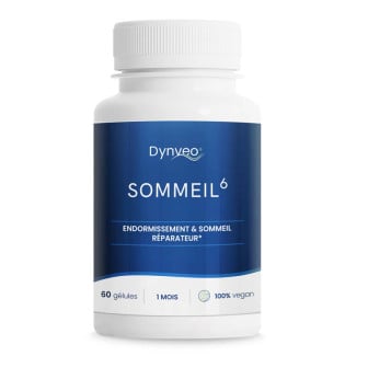 Complexe Sommeil (mélatonine, griffonia, ashwagandha, valériane, mélisse, griotte)