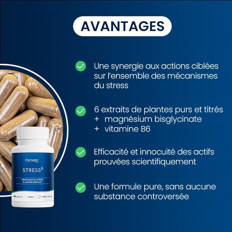 Les avantages de notre Stress 8