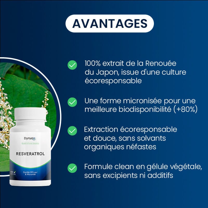 Avantages du trans-resvératrol