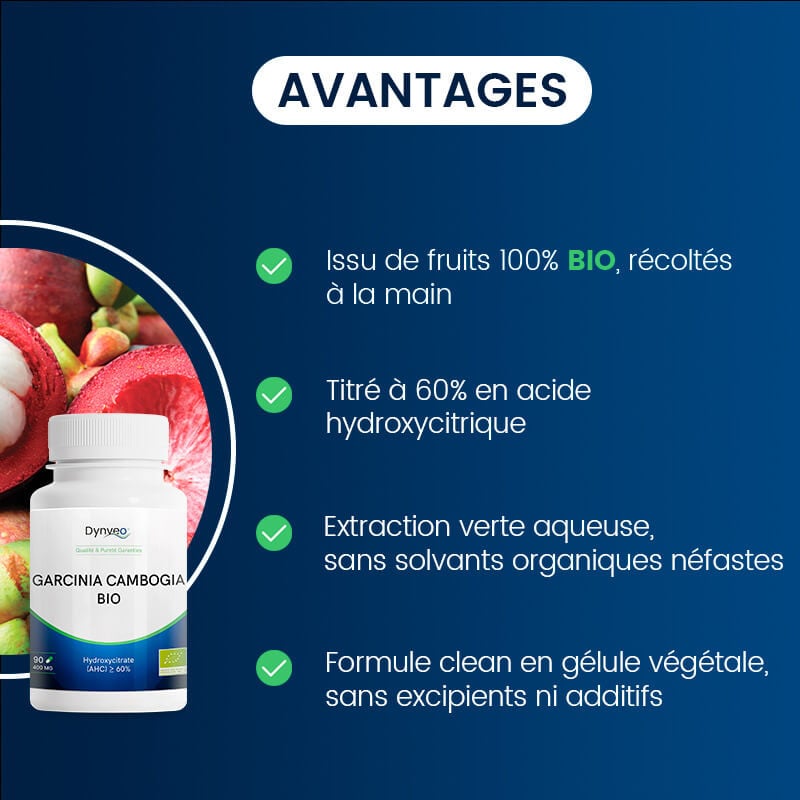 Avantages du Garcinia cambogia BIO
