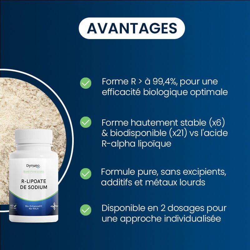 avantages du sodium r-lipoate