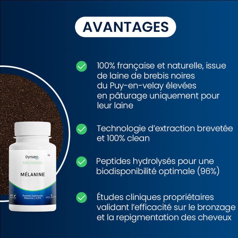 Avantages de la Mélanine