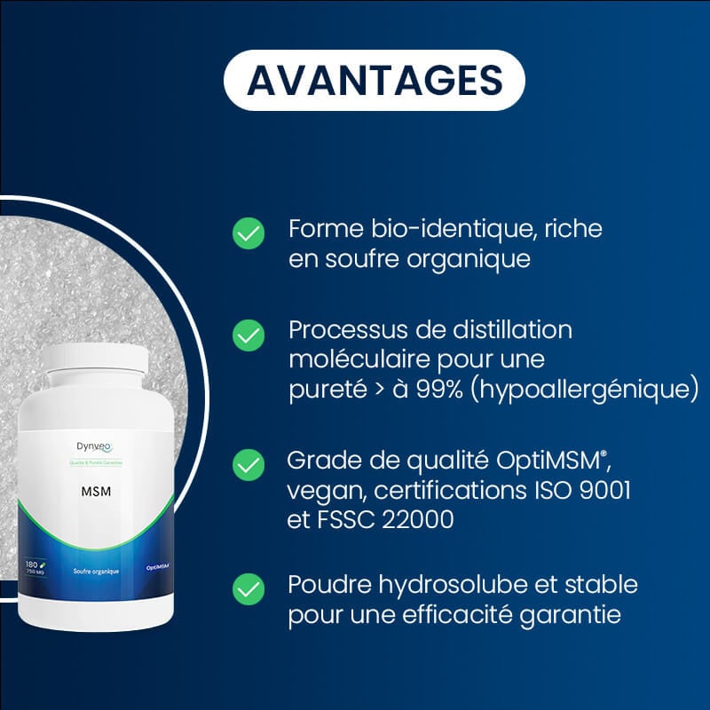 Avantages du MSM