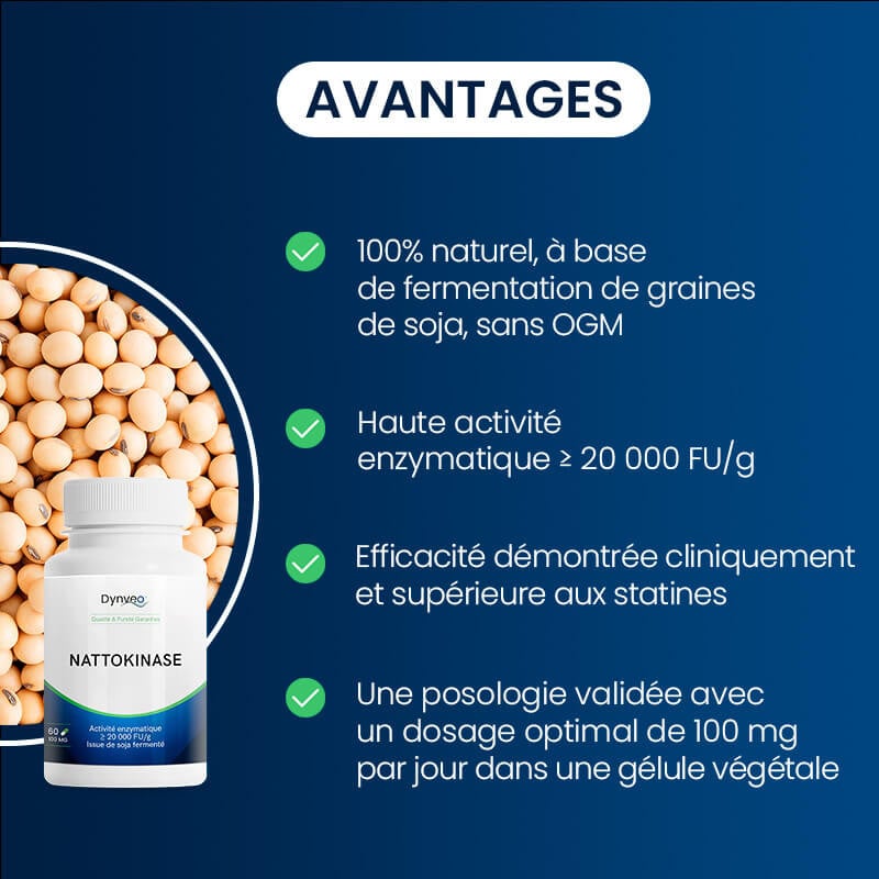Avantages Nattokinase