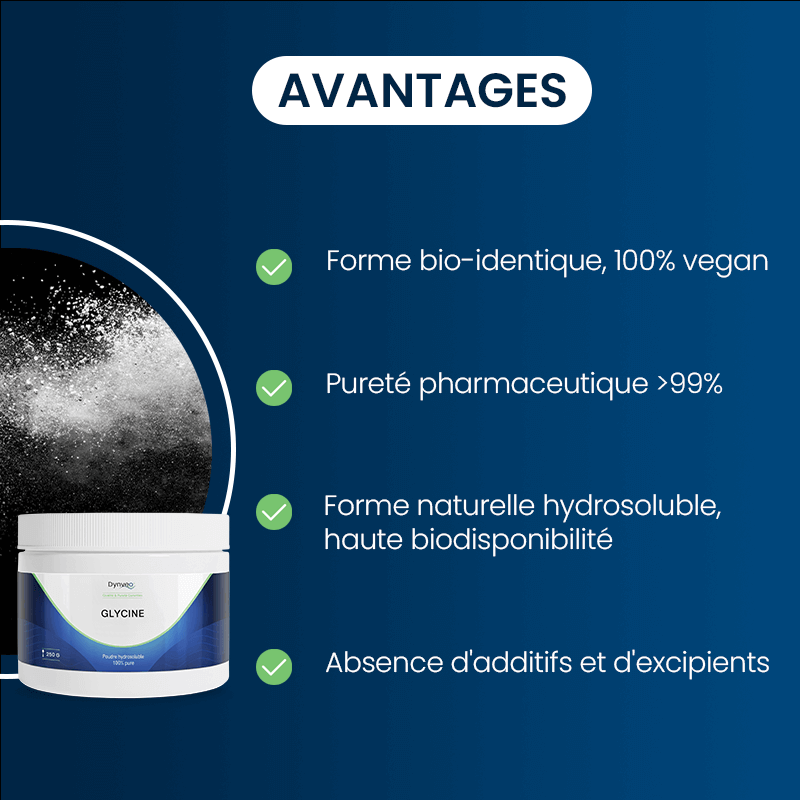 Avantages de la Glycine pure en poudre