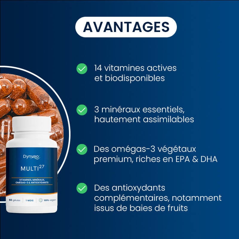 Les avantages de notre multivitamines