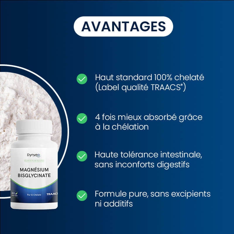 Avantages du Magnésium bisglycinate
