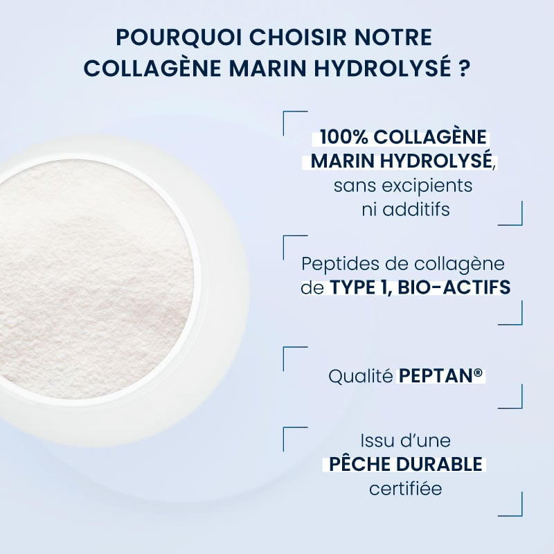 La qualité du Collagène marin hydrolysé