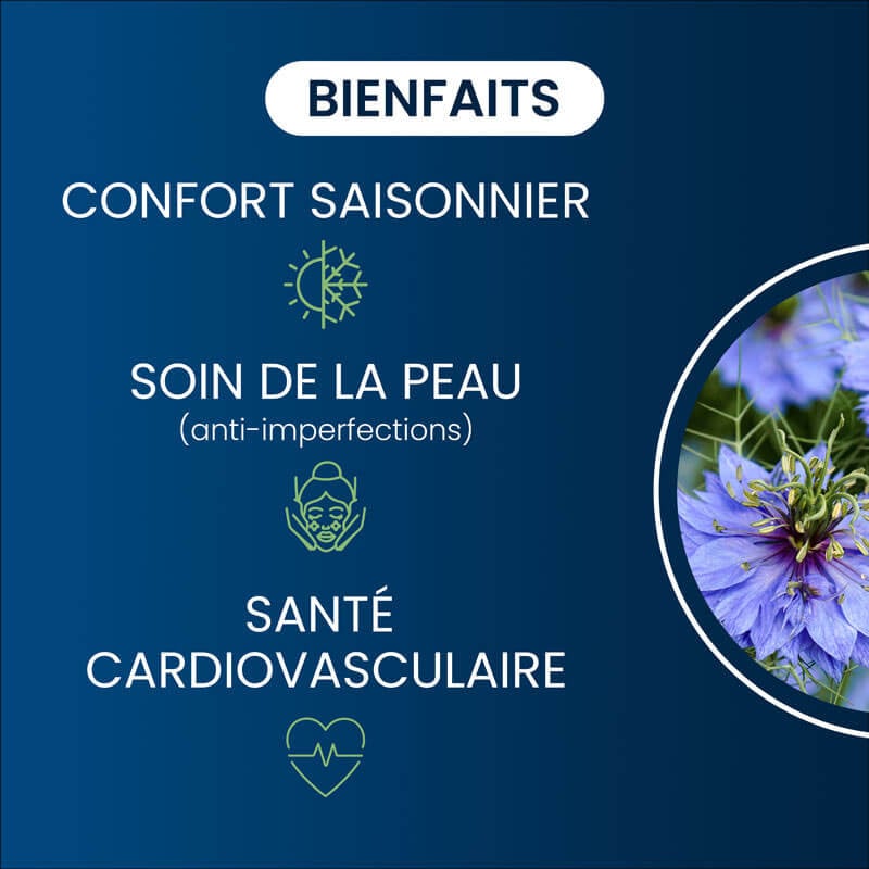 Bienfaits Huile de Nigelle