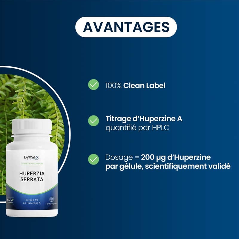 Huperzine A avantages