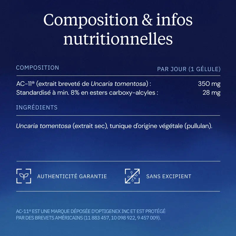 ac 11 griffe de chat composition
