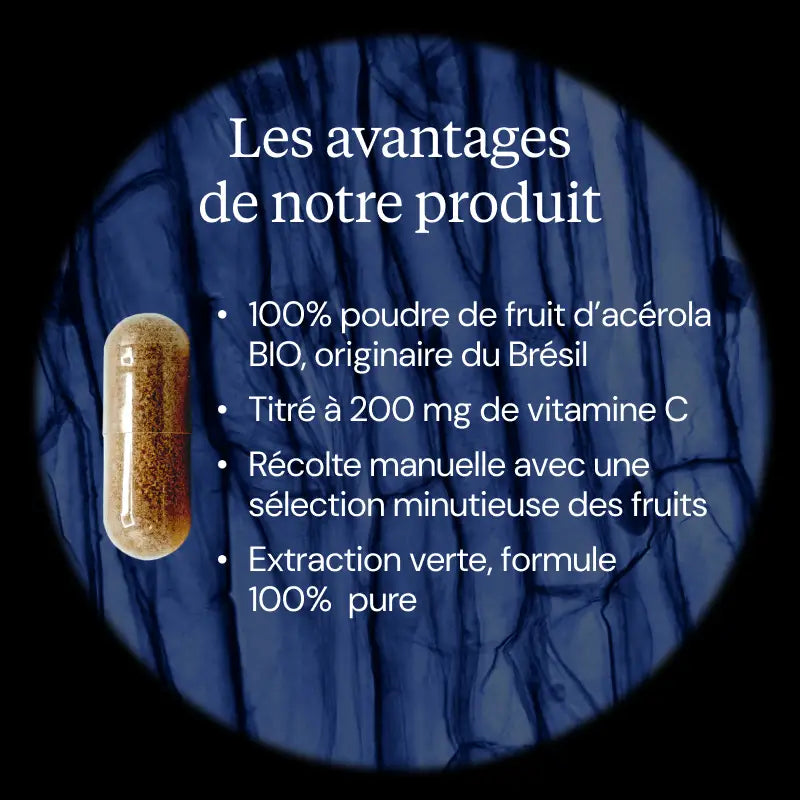 Acérola BIO avantages