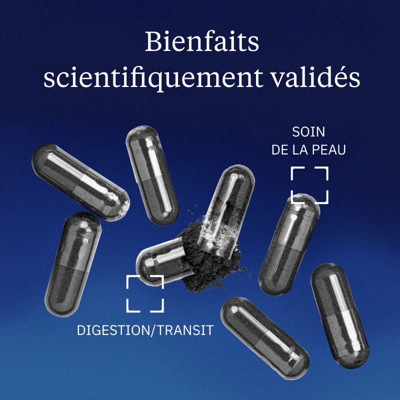 Charbon végétal activé BIO bienfaits