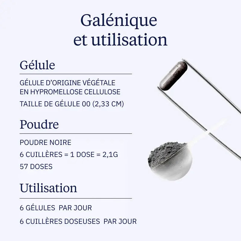 charbon actif galenique