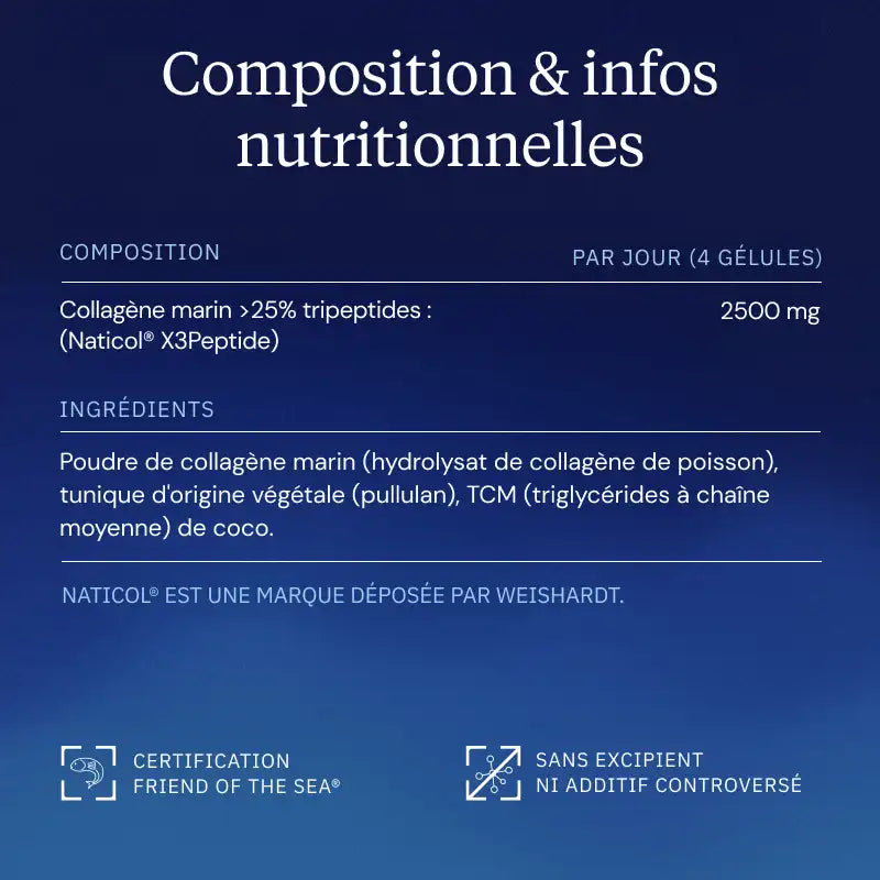 collagene marin concentré composition