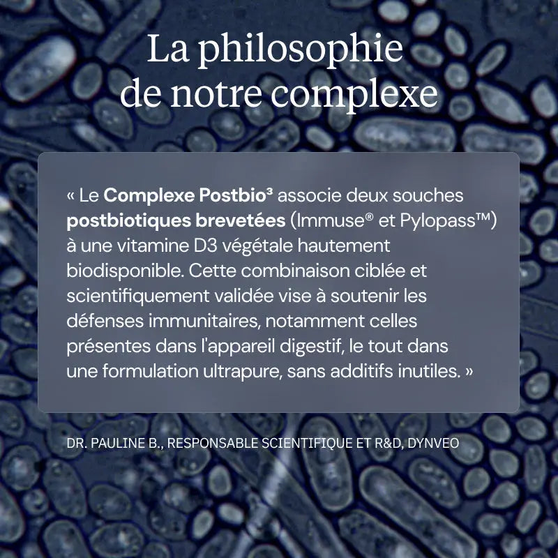 complexe postbio hero image philosophie