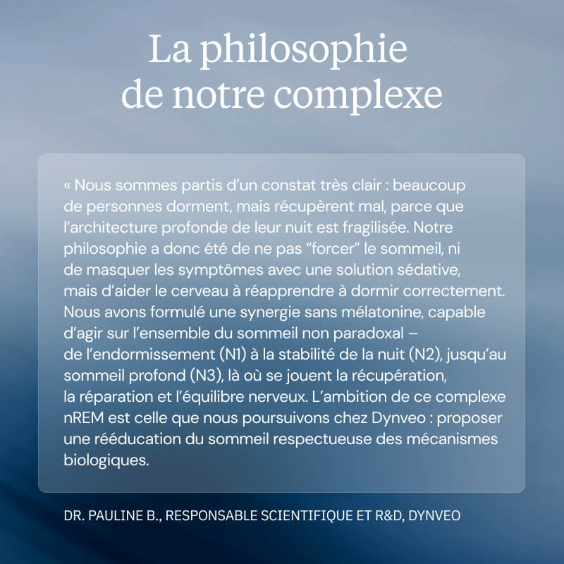 Complexe Sommeil profond nREM philosophie