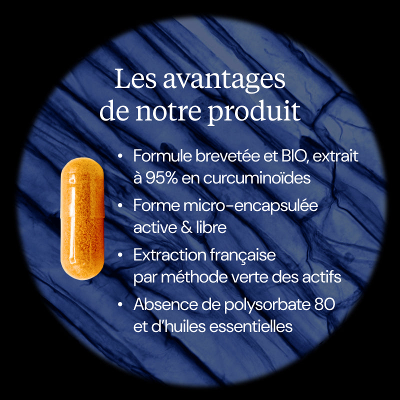 Curcumine BIO Optimisée avantages