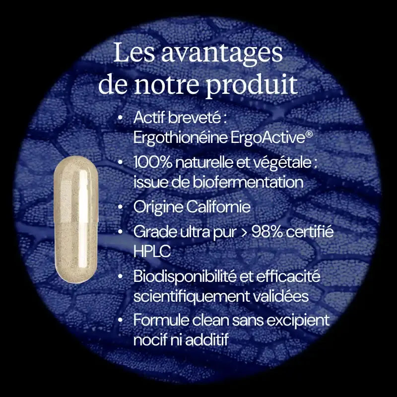 Ergothionéine avantages