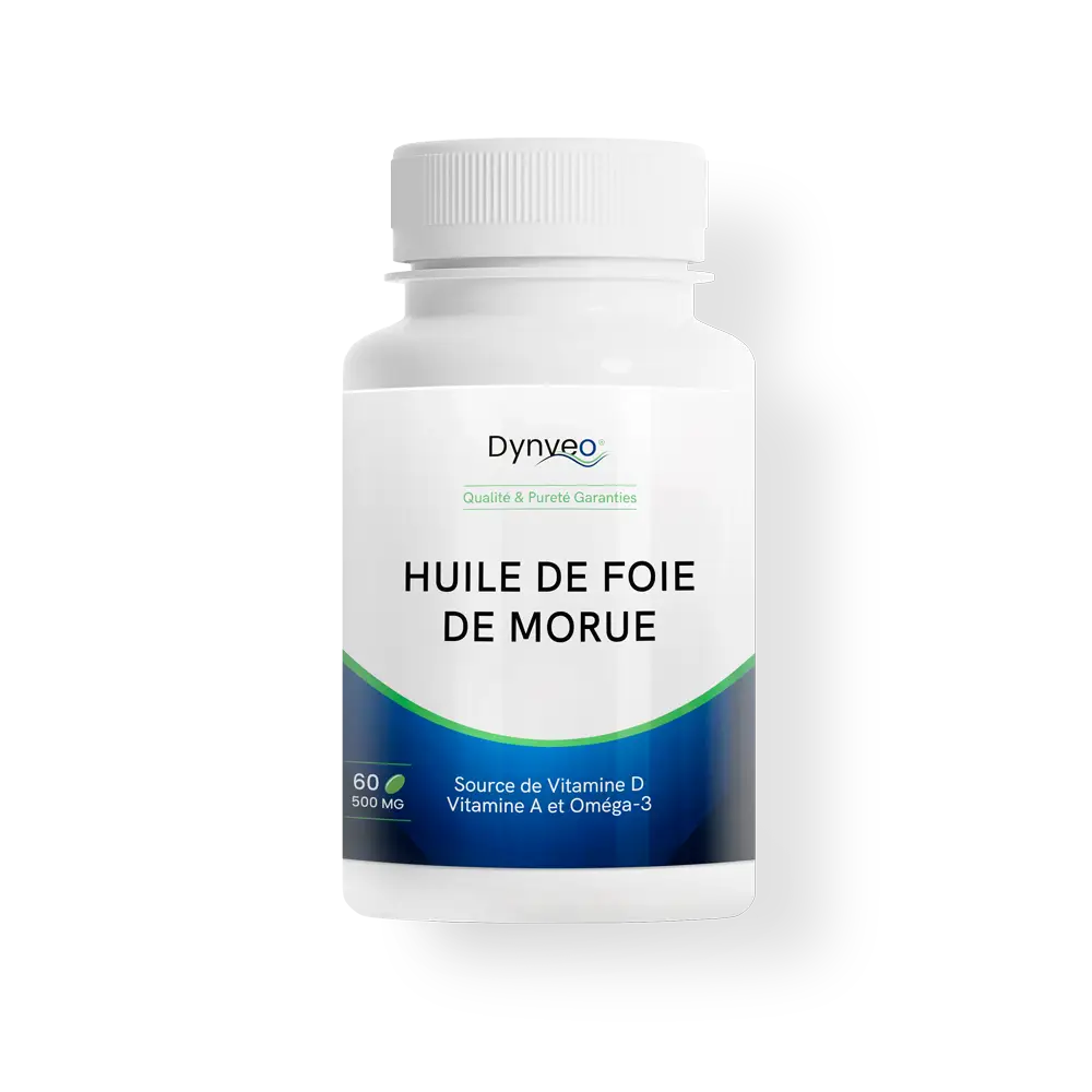 flacon pilulier huile de foie de morue