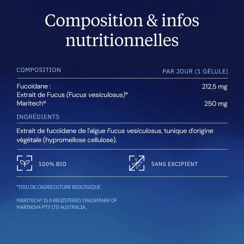 fucoidane composition