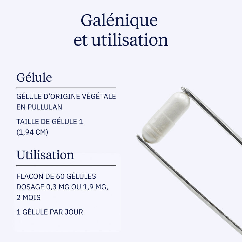 Mélatonine végétale Galénique