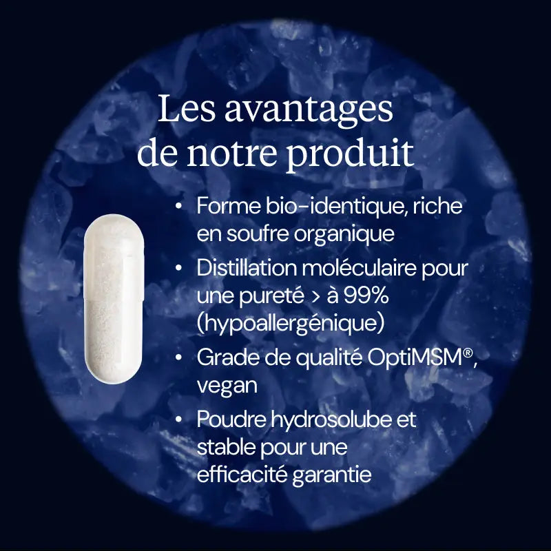 MSM Soufre organique (Poudre) - Dynveo MSM Soufre organique (Poudre) - Dynveo