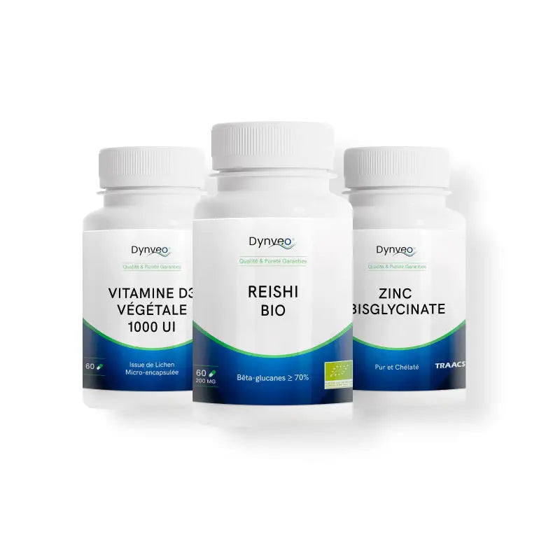 Programme Immunité : Reishi Bio, Zinc, Vitamine D3