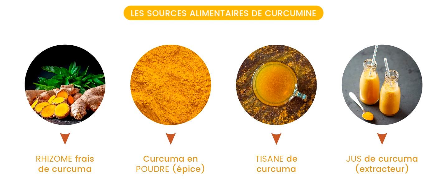 sources de curcumine