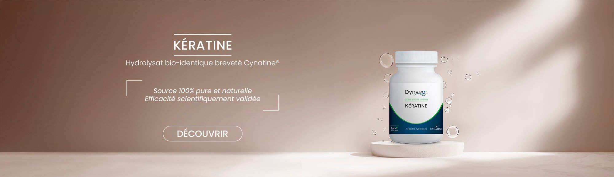 Hydrolysat de kératine