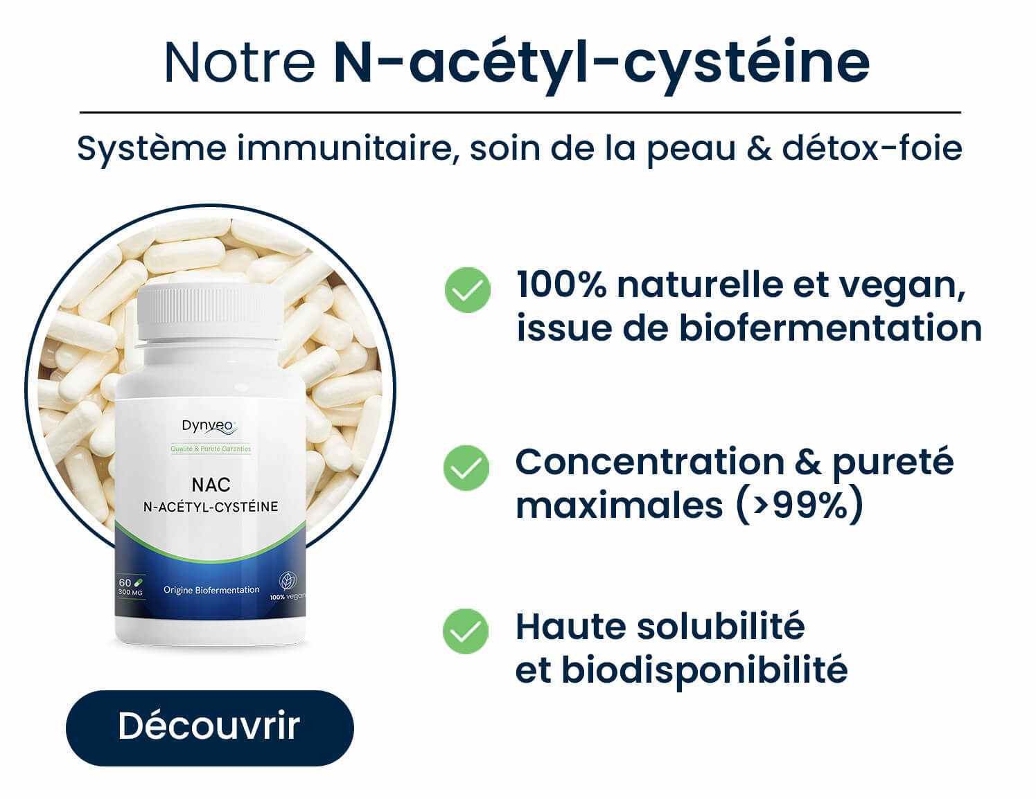 NAC N-acétylcystéine pure